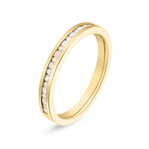 18k yellow gold 0.24 ct. tw. half eternity band 28021848385667 2588ea6dc0