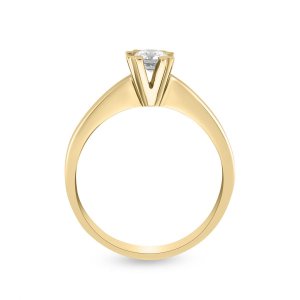 18k yellow gold 0.26 ct. diamond solitaire ring 96640931727851 d701c4848d