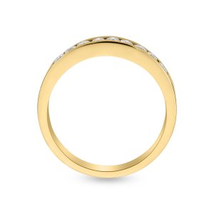 18k yellow gold 0.32 ct. tw. half eternity band 28382828754524 1feee9b238