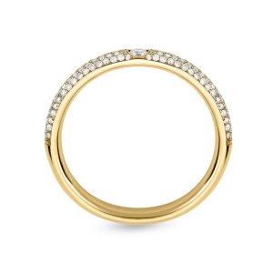 18k yellow gold 0.40 ct. tw. half eternity ring 80064301965985 87630ec127